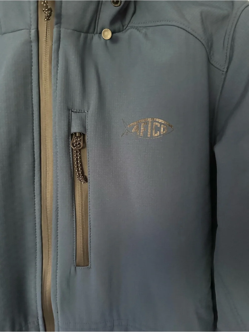AFTCO Men's Hooded Softshell Jacket - Slate Blue